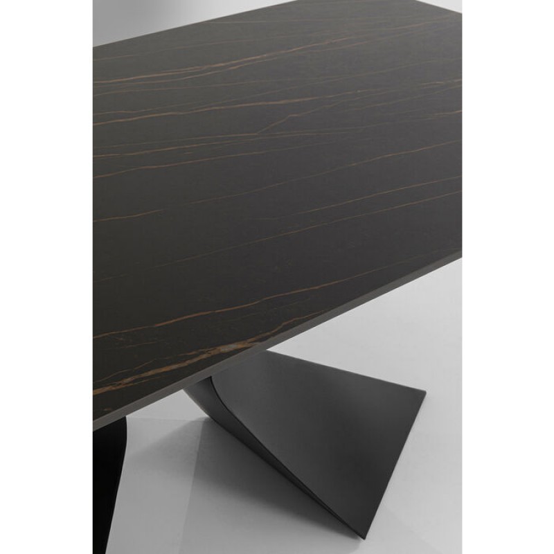 Table Gloria O. Ceramic Black 180x90cm